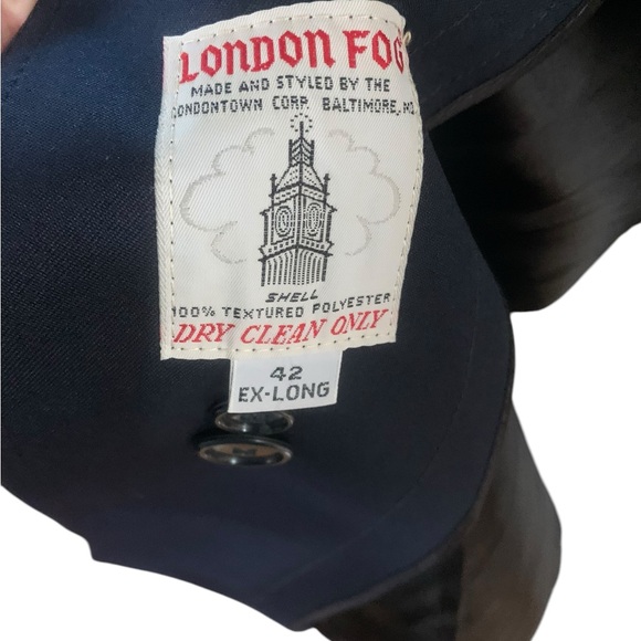 Vintage 70’s London Fog coat size 42 Extra long -perfect condition - Picture 8 of 10